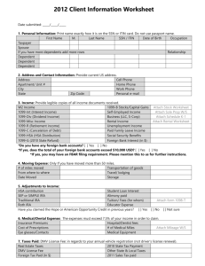 2012 Client Information Worksheet (instructions)