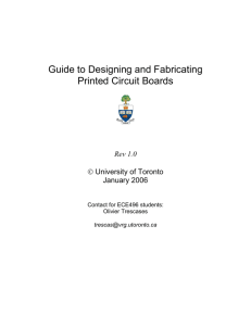 Guide to Designing and Fabricating Printed Circuit Boards