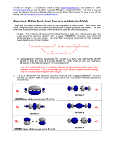 Boron-boron Multiple Bonds: Lewis Structures and Molecular