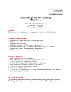 Textiles and Clothing Pathway