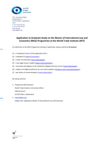 Firma / od - World Trade Institute