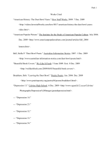 Works Cited Final - The History of The Great Depression