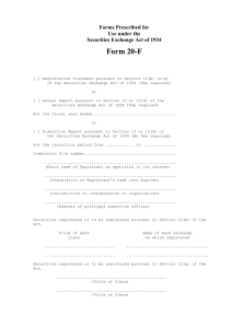Form 20-F