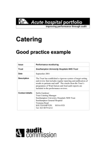 Good practice examples - Hospital Caterers Association