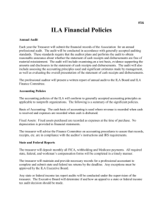 ILA Financial Policies - American Library Association