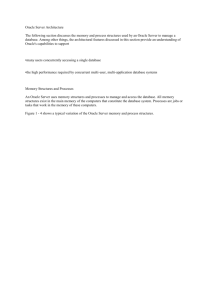 Oracle Server Architecture