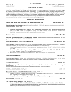 resume of steve carroll