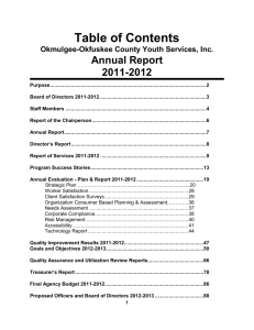 Annual Report 2011-2012 - Okmulgee