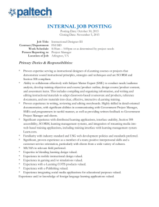 internal job posting