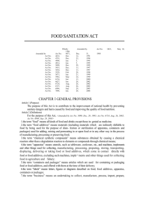 식품위생법