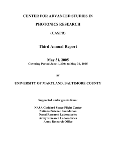 cASPR 2005 Annual Report