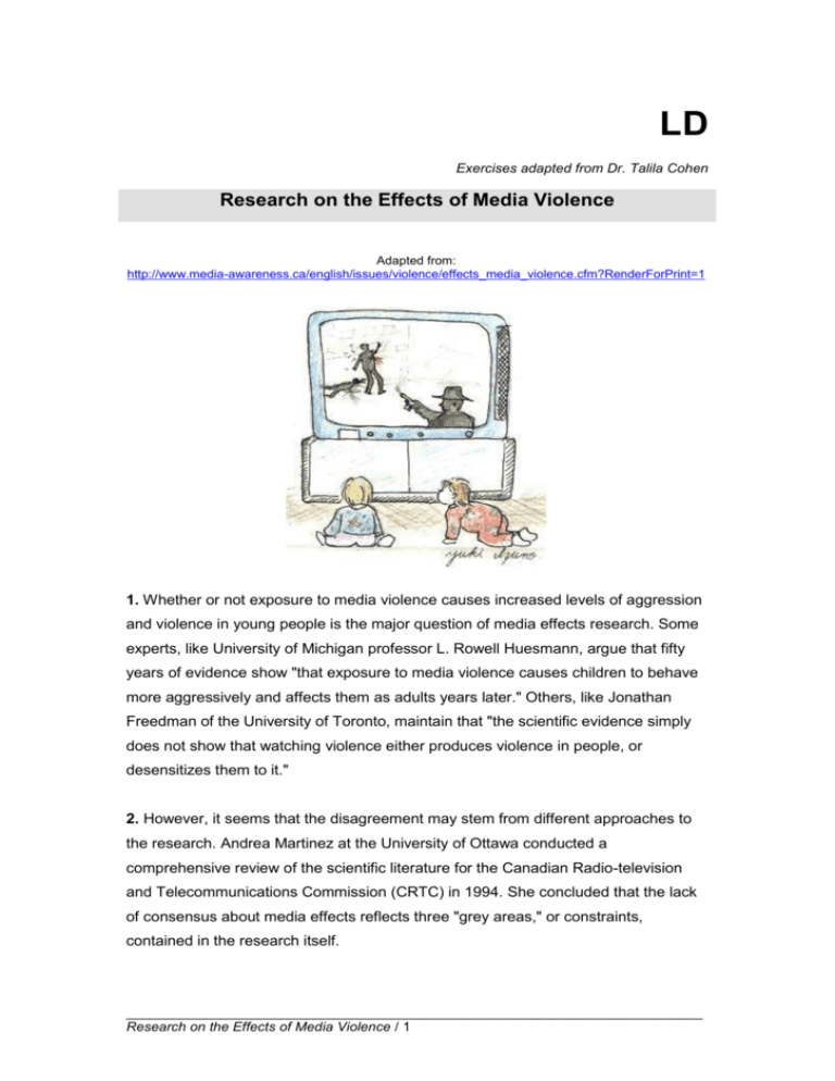 research-on-the-effects-of-media-violence