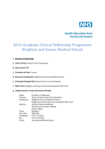 Academic Clinical Fellowship Programme