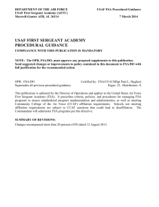 FSA_Procedural_Guidance_as_of_6 Mar 14