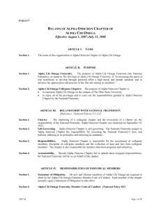 bylaws of - Ohio Union - The Ohio State University