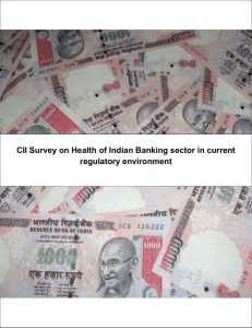 CII Survey on Health of Indian Banking sector in current regulatory