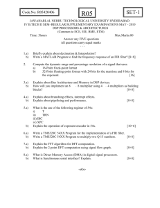 dsp processors & architectures