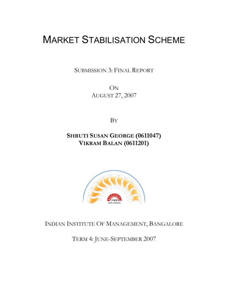 CCS- MSS And Effect On Liquidity Of INR- Shruti G Vikram B