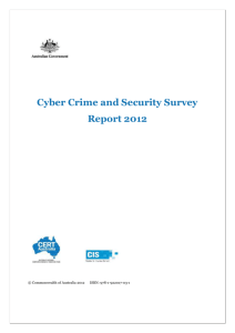 2012 Cyber Crime and Security Survey - [DOC