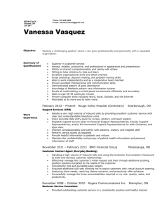 resumE - Vanessa Vasquez