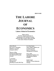 Special Edition-05 - Lahore School of Economics