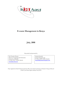 6 International context of e-waste management