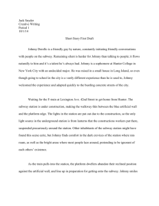 Jack Snyder Creative Writing Period 1 10/1/14 Short Story First Draft