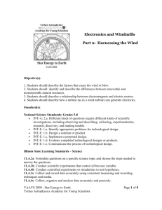 Electronics and Windmills Part 1