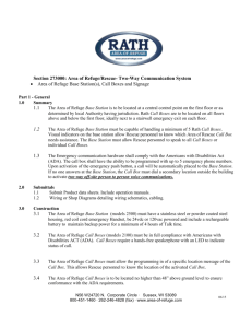 Section 273000: Area of Refuge/Rescue- Two