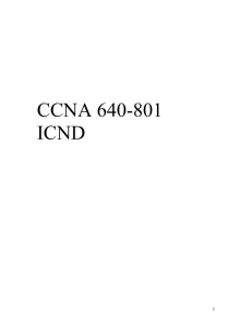 CCNA ICND - Jamie Is Weird