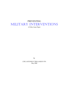 preventing military interventions