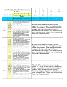 Grade 3 Testing Guidelines Form A 2011-2012