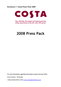 Enclosure 7 - Costa Press Pack 2008