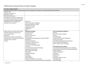 Page 1 of 6 PCMA Session Proposal Printer
