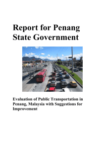 TRANSIT's Proposal to the Penang State Government