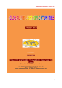 GPO 10-2015 - Project Exports Promotion Council of India