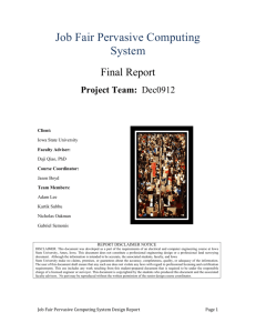 Final Report - Senior Design