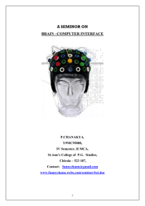 Brain Computer Interface - Chanakya Connecting friends