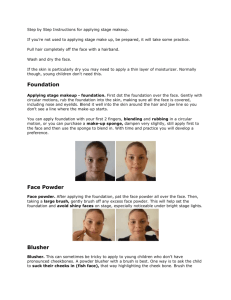 Step by Step Instructions for applying stage makeup. If you're not