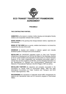 Transit Transport Framework Agreement