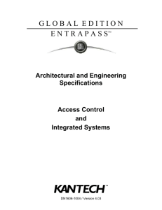 EntraPass Global Edition