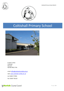Contents - Coltishall Primary School