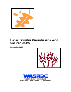 Holton Township Land Use Plan