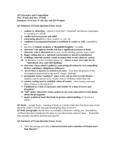 Summary of Exam Q's focus areas