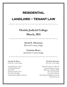 residential landlord/tenant law