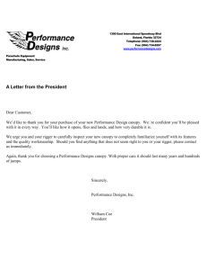 Dear Customer - Performance Designs, Inc.