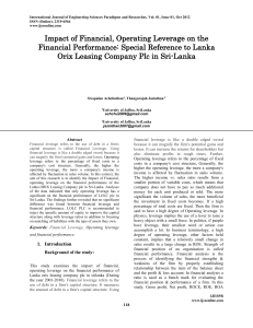 [21] Journal of Financial and Strategic Decisions Volume 8 Number