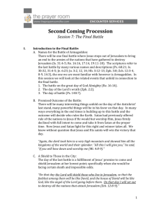 Second Coming Procession Session 7: The Final Battle I