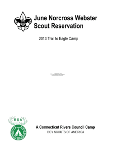 Trail to Eagle Scoutmaster Reservation Ranger