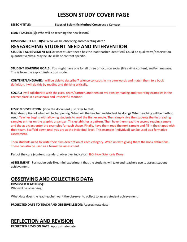 Scientific Method Reading Samples Activity Throughout Scientific Method Story Worksheet Answers